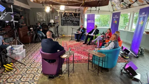 BBC Candidates taking part in debate