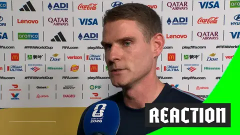 Anthony Barry in a half-time interview with BBC Sport as England face France for third place in the 2026 World Cup.