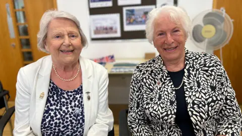 BBC Veronica Filleul and Hilary Bullock