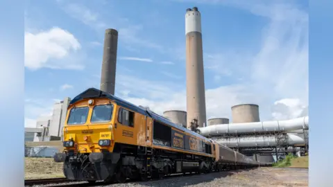 Supplied The last ever delivery of coal by rail