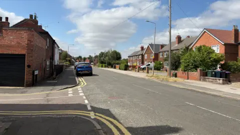 BBC A general image of Nottingham Road in Gotham