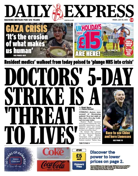  "Doctors' 5-day strike is a 'threat to lives'". 