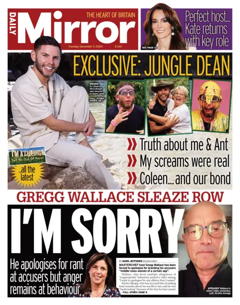  "Gregg Wallace Sleaze Row" and "I'm Sorry"