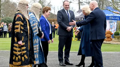 ISLE OF MAN GOVERNMENT Senior politicians meeting the Queen Consort