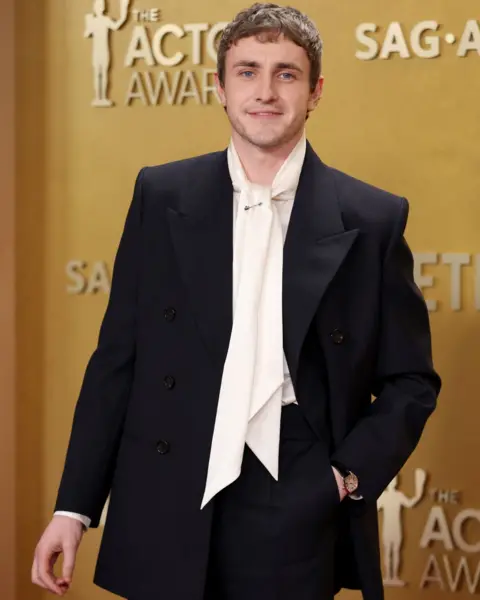 Getty Images Paul Mescal attends the 32nd Annual Actor Awards at Shrine Auditorium and Expo Hall on March 01, 2026 in Los Angeles, California