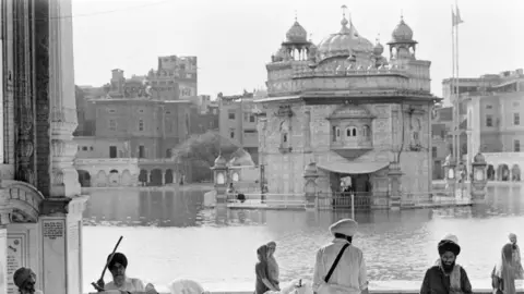 Getty Images The Golden Temple the day before Operation Bluestar