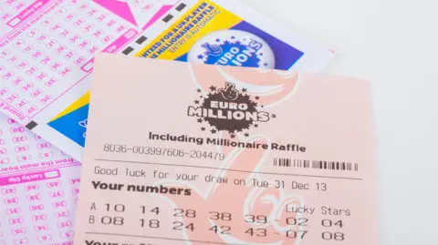 Getty Images Euromillions lottery ticket