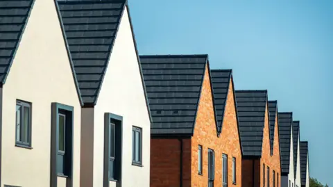 A stock image of a row of houses.