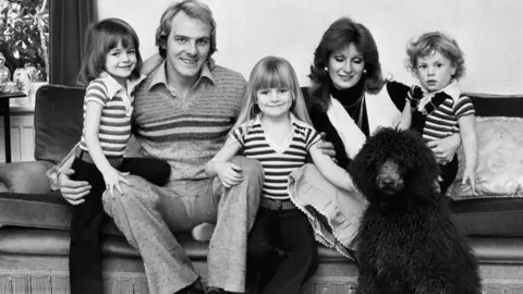 Terry Yorath and family and dog