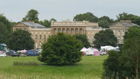 RICHARD KNIGHTS/BBC An event taking place in the grounds of Heveningham Hall