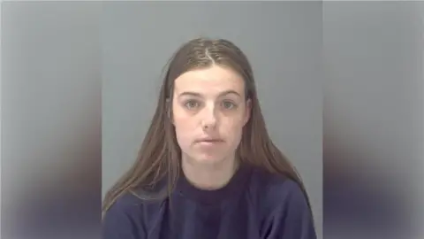 Essex Police A constabulary  mugshot of Chelsea Gleason-Mitchell