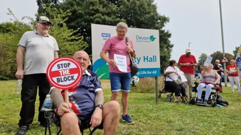 Exeter road closures are causing misery protesters say