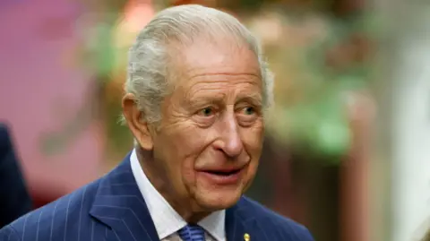 PA Media King Charles in a head and shoulders photo taken in October 2025
