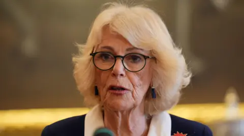 Queen Camilla, President of Women of the World (WOW), making a speech during a reception at St James's Palace, London, to mark International Women's Day and the fifteenth year of WOW. Women of the World is a global alliance of partners, working together to drive an equal and inclusive future for women, girls and non-binary people.
