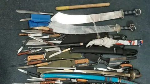 Knives collected 