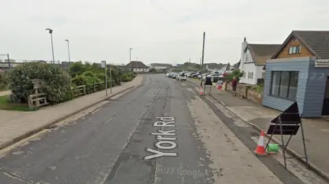 Google A Google images screen grab of York Road, with its patchy road surface.