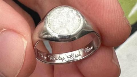 Ring with engraving