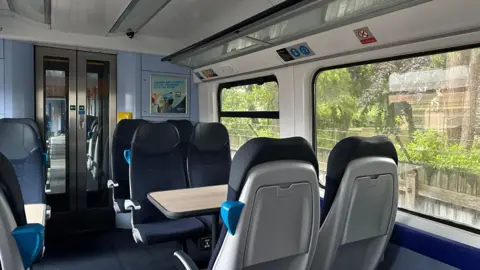 South Western Railway The interior of a Class 458/4 South Western Train