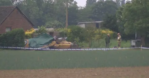 BBC Crashed Spitfire 