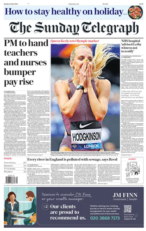  "PM to hand teachers and nurses bumper pay rise 