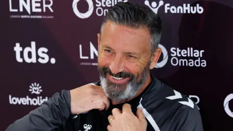 Hearts manager Derek McInnes