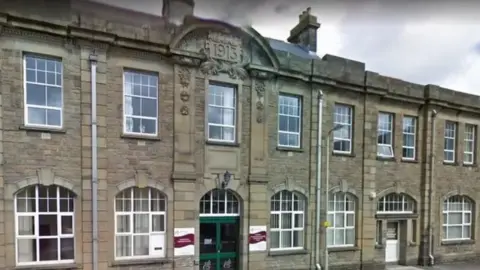 Google outside The Old Courthouse, Pontypridd, where the inquest was held