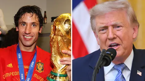 Joan Capdevila and President Donald Trump 