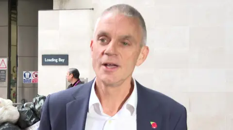 Outgoing director general of the BBC Tim Davie