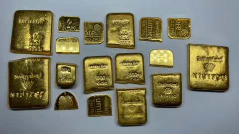 NCA Pieces of gold seized from Lenn Mayhew-Lewis