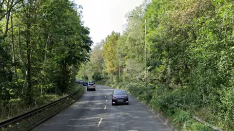 Google A shot a leafy section of the A6188 Tiviot Way in Stockport