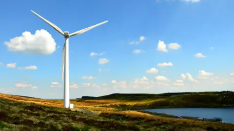 A windmill in an unidentified area of northern ireland