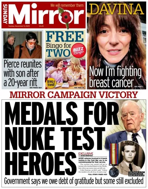 “Medals for nuke test heroes”.
