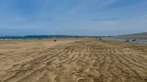 BBC Westward Ho! beach in Bideford, North Devon
