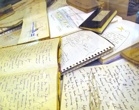 Estate of George Wyllie Collection of George's sketchbooks featuring writings and drawings