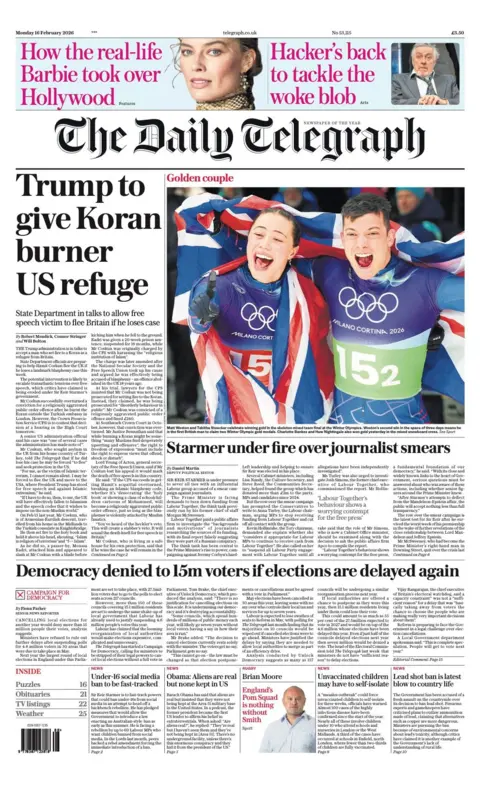  "Trump to give Koran burner US refuge."