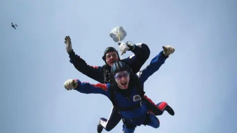 Family Stephen skydiving