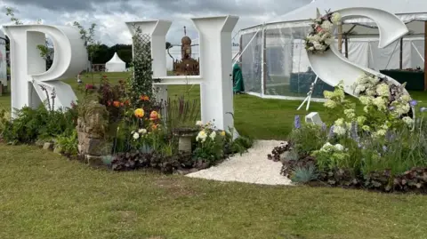 Christopher Steers/BBC RHS letters at Tatton Park in 2023