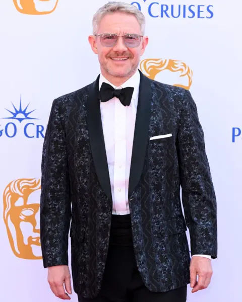Getty Images Martin Freeman attends the 2024 BAFTA Television Awards with P&O Cruises at The Royal Festival Hall on May 12, 2024 in London, England.