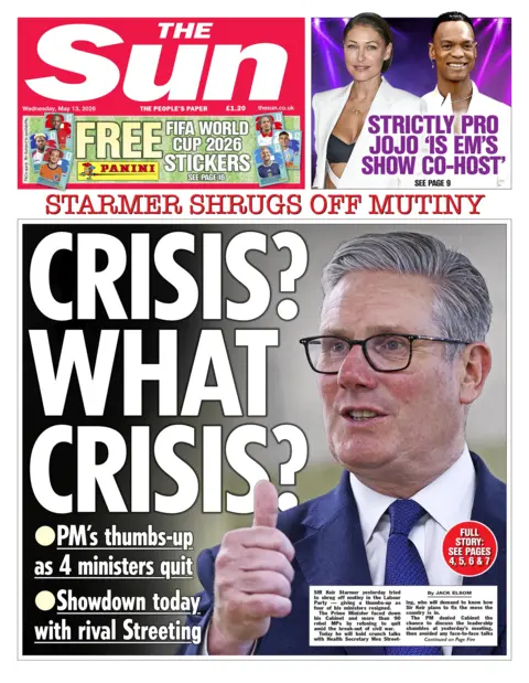 ad032de0-4e46-11f1-b55d-0f258dce1735.jpg The Papers: 'Starmer and Streeting set for showdown' and 'Crisis? What crisis?'