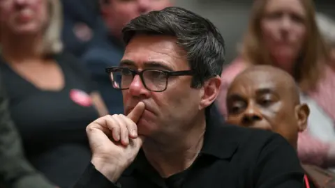 Andy Burnham pictured during the launch of Labour's general election manifesto in 2024