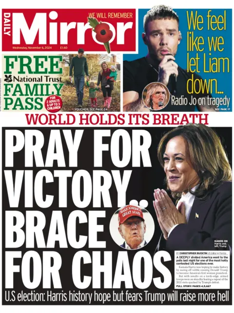  "Pray for victory.. brace for chaos"