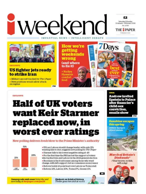 "Half of UK voters want Keir Starmer replaced now, in worst ever ratings."