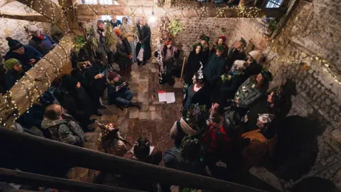 Friends of the Mint House An image from "Making Misrule", an annual event hosted by the Friends of the Mint House in Pevensey, East Sussex.