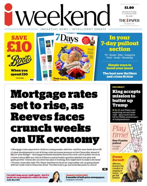  Mortgage rates set to rise as Reeves faces crunch weeks on UK economy