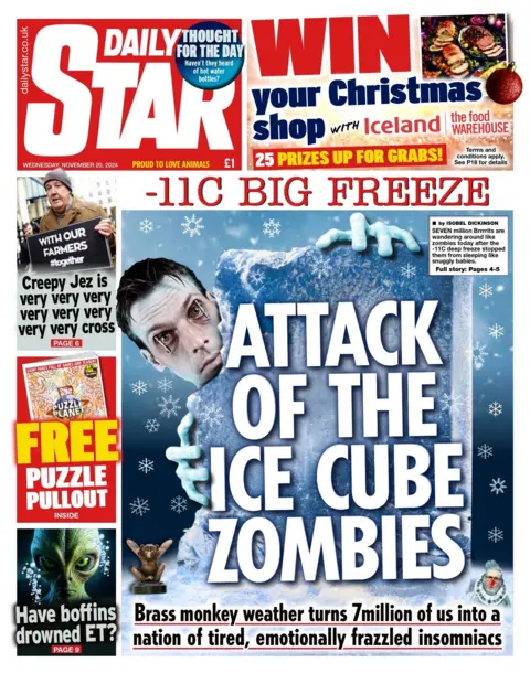 Daily Star beforehand   page