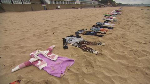 Beach clothes protest