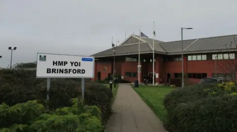 HM Inspectorate of Prisons HMP YOI Brinsford sign