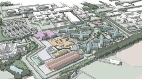 CGI of the planned jail