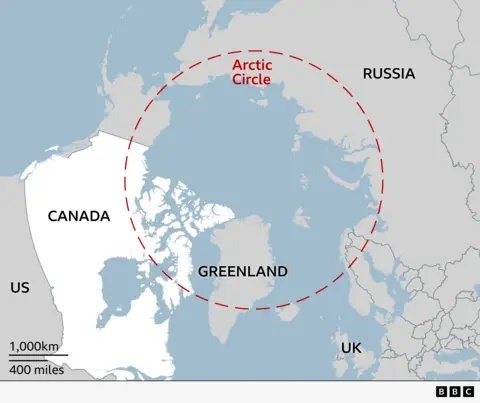 Map of Canada's Arctic regions. 