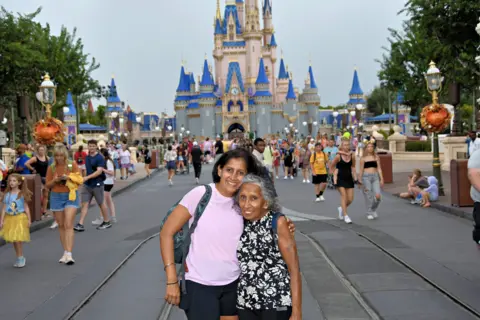 Minreet Kaur  Minreet and Pritpal at Disney World